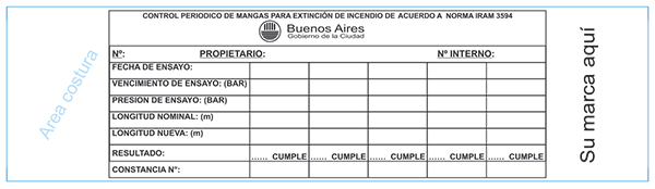 control periodico matafuegos mangueras